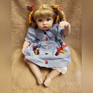 Hamilton Collection "Kayla" Porcelian Doll by Cindy Marschner Rolfe